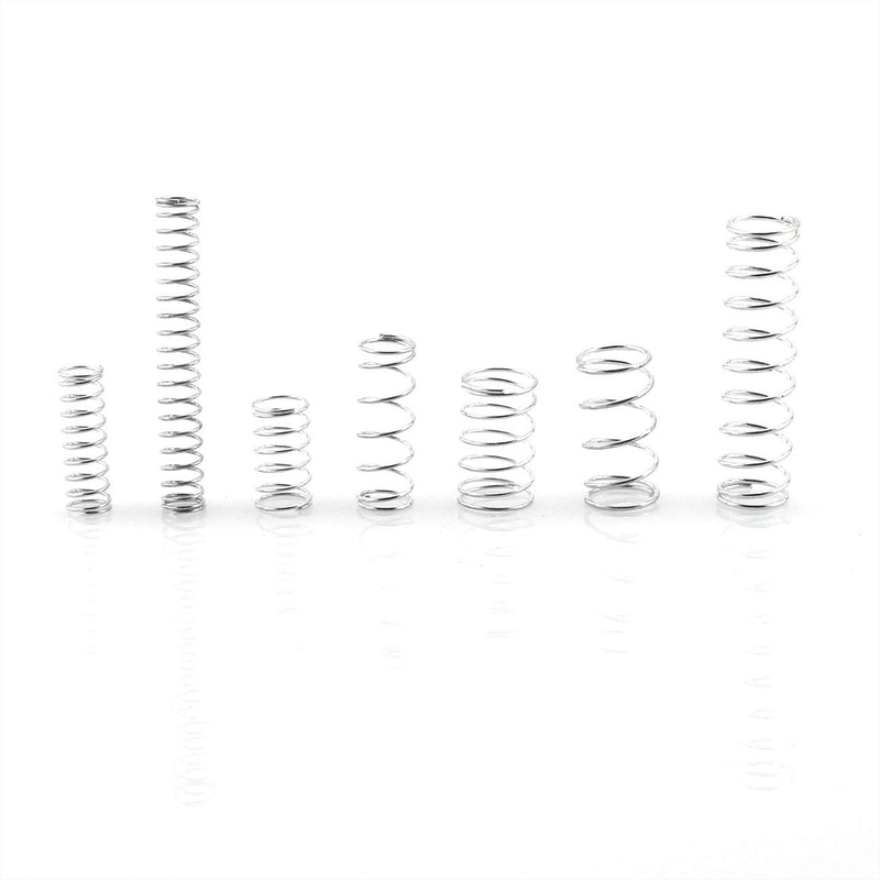 [Australia - AusPower] - 200pcs 20 Sizes Spring Assorted Kit Metal Electrical Hardware Drum Extension Tension Springs Extended and Compressed Spring Assortment 