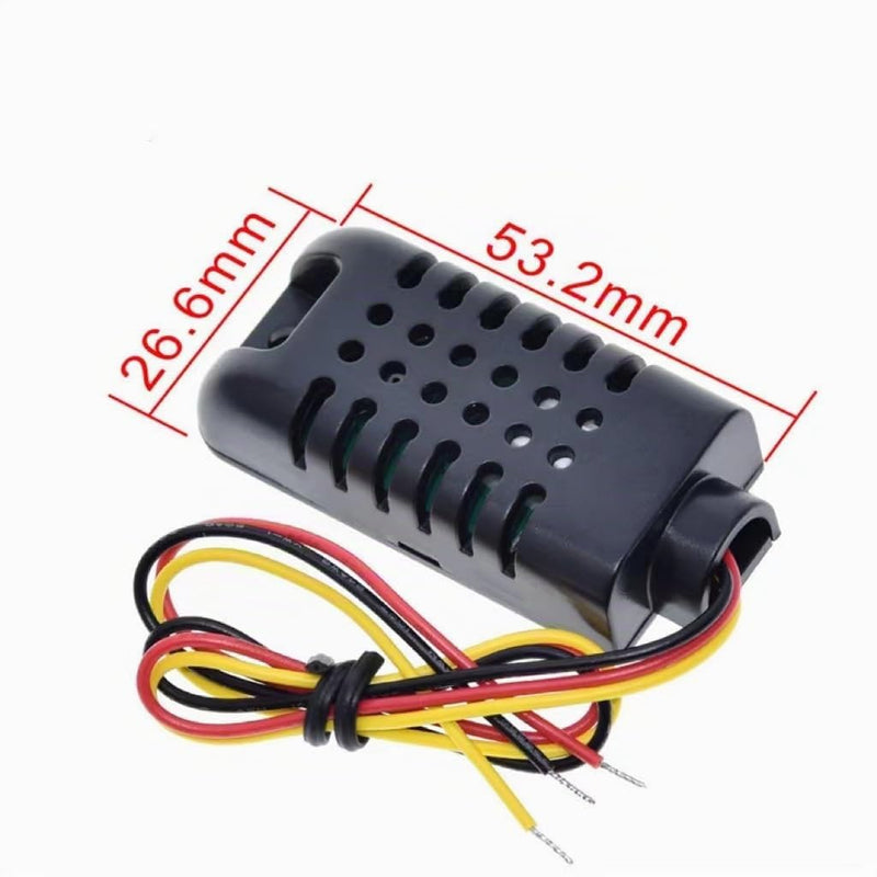 DHT21 / AM2301 Capacitive Digital Temperature and Humidity Sensor, DHT21 Temperature Humidity Sensor Module Black for Humidity Controller Testing Equipment