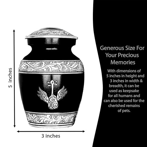 Small Urns for Human Ashes Keepsake - Urn for Ashes for Women, Urns for Human Ashes Adult Man, Mini Urn Small Keepsake