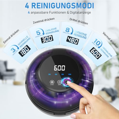 Ultrasonic Cleaner Dental Pod with 50 kHz, 250 ml Cleaning Device with 6 UV Disinfectant Lamps for Braces, Splints, Retainers, Dentures, Prostheses, Aligners & Jewellery