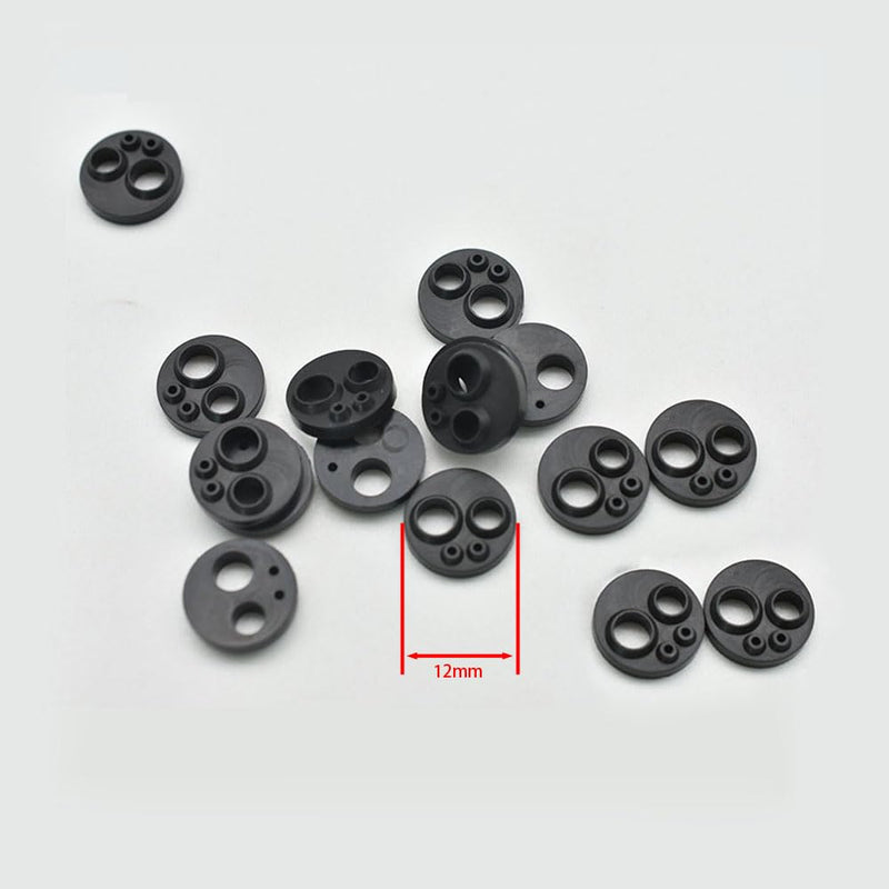 [Australia - AusPower] - 15pcs Autoclavable Dental Handpiece Gasket, fits Midwest 4 Holes Silicone Replacement 4-Hole 