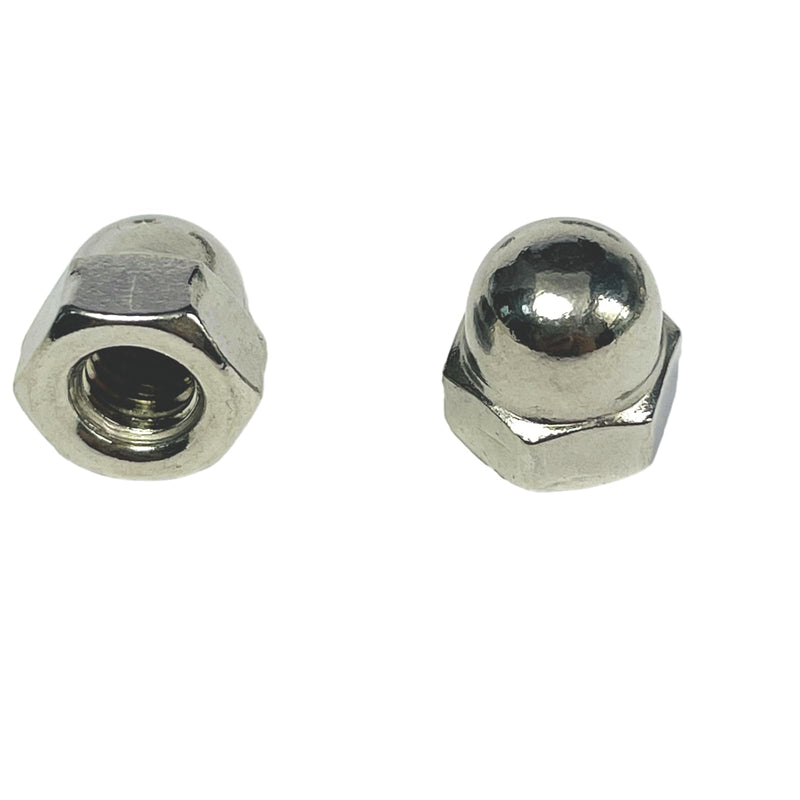[Australia - AusPower] - 50pcs 1/4-20 Acorn Cap Nuts,1/4-20 Cap Nuts,Acorn Hex Dome Head Dome nut,304 Stainless Steel,hardware18-8,Bright Finish with Open End Wrench 