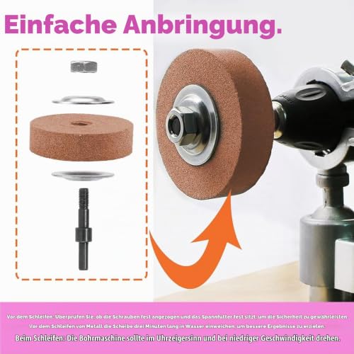 High Quality Drill Sharpening Stone - Multi Purpose Whetstone Ideal for Various Materials