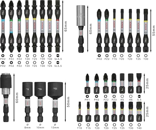 Bosch 35x PRO Impact Screwdriver Bit Set, 35 pcs 35 pcs.