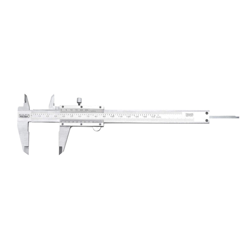 [Australia - AusPower] - NORTOOLS Professional Stainless Steel Vernier Caliper for Inside, Outer, Depth and Step Measurements, 6 Inch/150 mm/0.001"/0.02 mm - Strictly QC PC for PC Einheitsgröße Set 3 