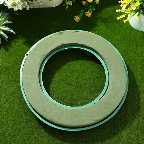 Yardwe Suction Cup Flower Holder with Mud Floral Foam Base for Wedding Car Decorations Flower Shop Supplies DIY Wreath Arrangement 11.81 X 11.81 X 1.57 in 30.00X30.00X4.00CM