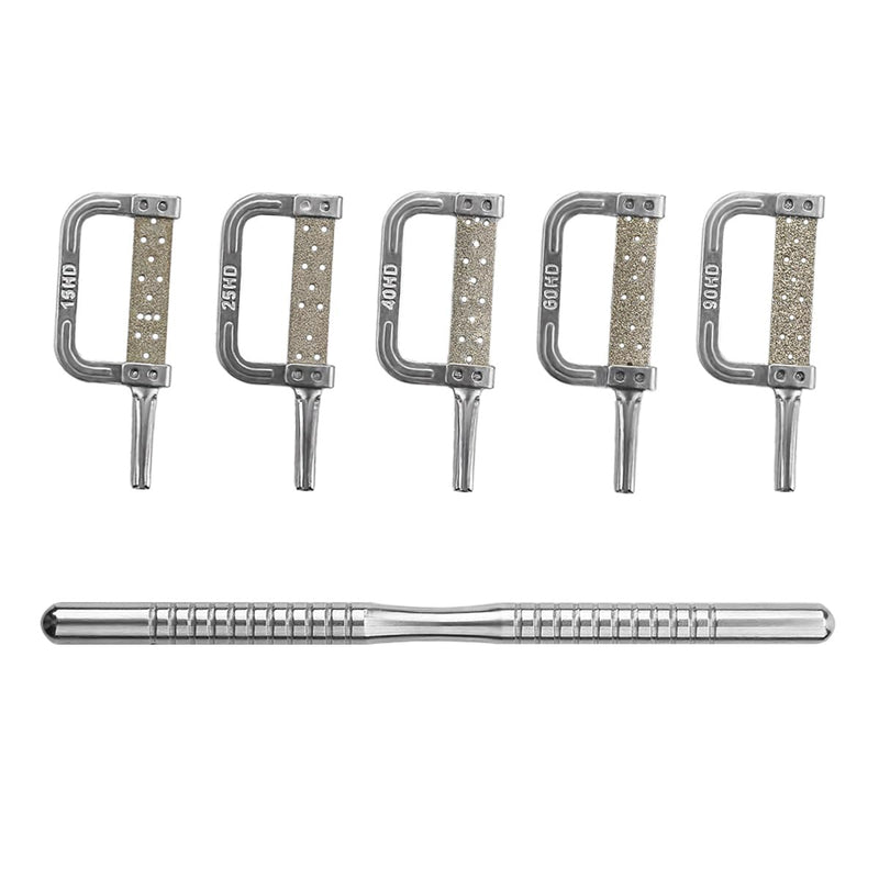 [Australia - AusPower] - Dental IPR Strips Interproximal Enamel Reduction Handle IPR Kit 15-90 HD (IPR Plus Strip System Kit) 
