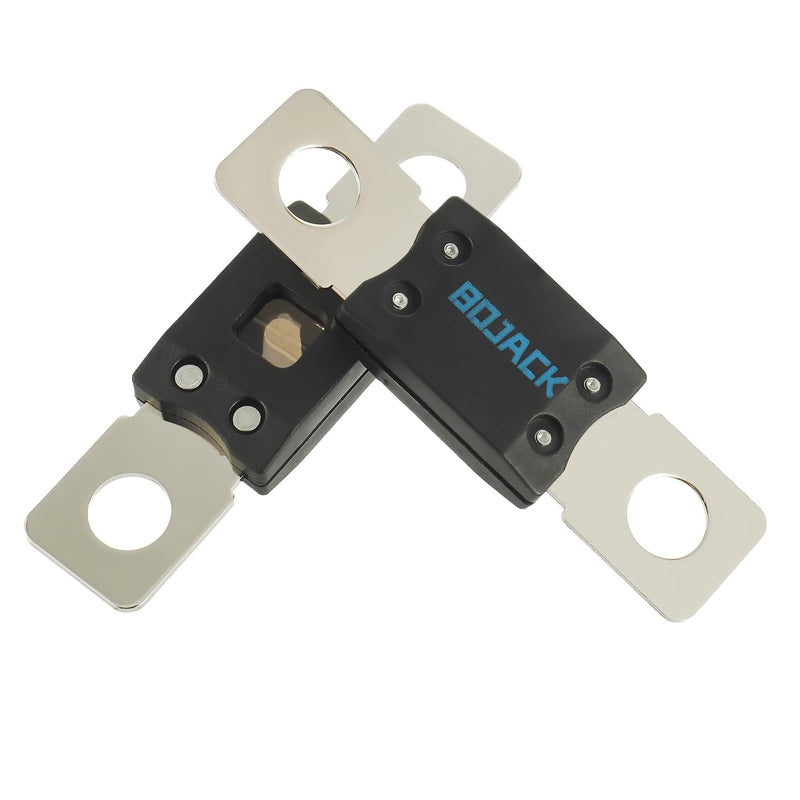 [Australia - AusPower] - BOJACK MEGA/AMG High Current Fuse Bolt-on Fuse 50A Amp for Cars, Trucks, Construction Vehicles, Buses, Caravans (Pack of 2 ANM Fuses 50A) 