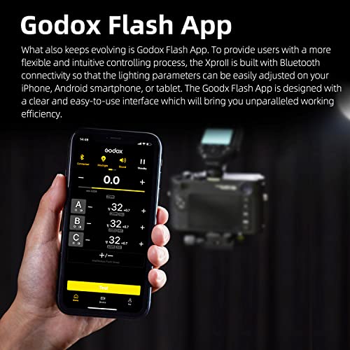 Godox XProII-F TTL Wireless Flash Trigger 1/8000s HSS, TCM Instantaneous Switching, APP Control, 16 Groups 32 Channels, Large LCD Display, Stable Signal, Responsive, Suitable for Fujifilm Cameras