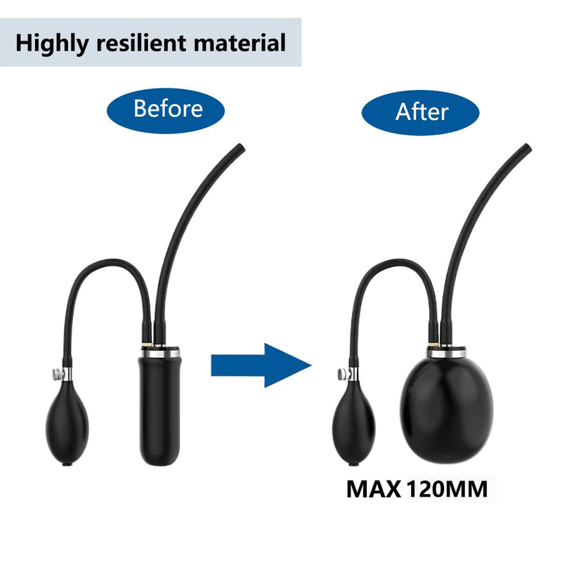 [Australia - AusPower] - Inflatable Air Bladder for Detector Diagnostic Tester, Bladder Leakage Tester Locator for 12V Smoke Machine Automotive 