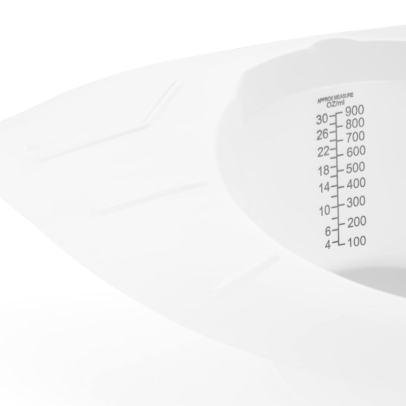 [Australia - AusPower] - Caremax Supply Urine Collection Hat for Toilet – Pack of 5 – Frosted Urine Measuring Container with Clear Readings – Sturdy and Durable – Universal 