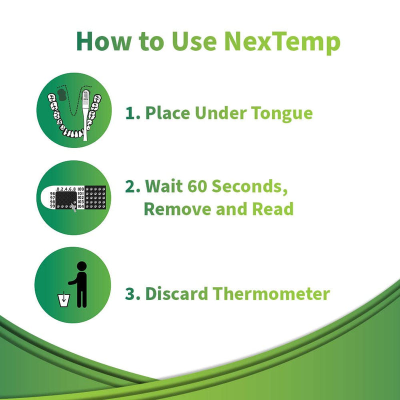 [Australia - AusPower] - Single-Use Thermometers - Individually Wrapped Disposable First Aid Supplies, High-Accuracy For Work, School, Home, Travel, and Healthcare Use, Fahrenheit, 100-Pack, by Medical Indicators Inc. 