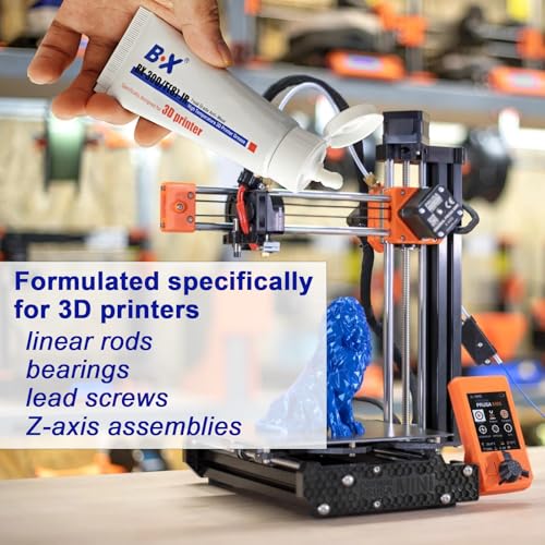 BX-300/F 3D Printer Grease 1oz High Temperature Lubricant for Linear Rods, Bearings, Z-Axis & Lead Screws | Non-Corrosive, Long-Lasting | FDM/FFF Printer Maintenance