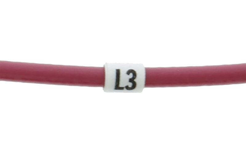 IDEAL INDUSTRIES 44-108 Wire Marker Booklet, Asst L1, L2, L3, 150 Each