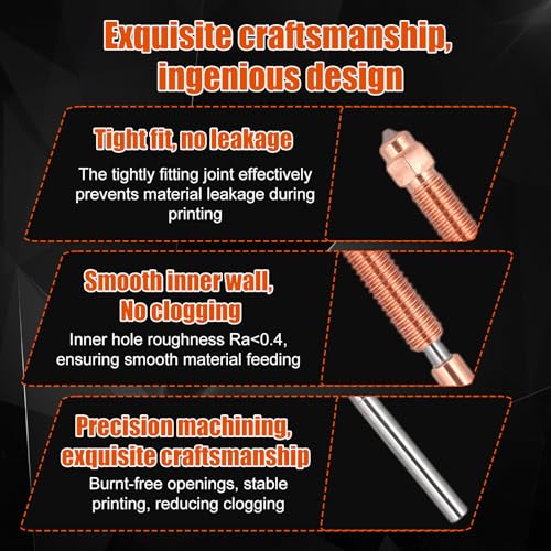 2pcs 0.4mm Unicorn Nozzles Kit Compatible with Creality K2 Plus/Hi Combo