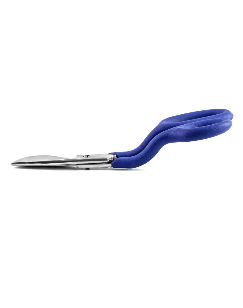 [Australia - AusPower] - QWORK Duckbill Shears, 7 in Duckbill Applique Scissors, for Carpet Pile, Carpet Punch - Blue 1 Pc 