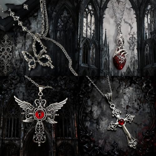 Mystery Jewelry Jar, 40-45Pcs Surprise Gothic|Bohemia Jewelry Box for Women, Halloween Treasure Chest, Unique Gift Set-Necklace, Earrings, Rings, and Bracelets