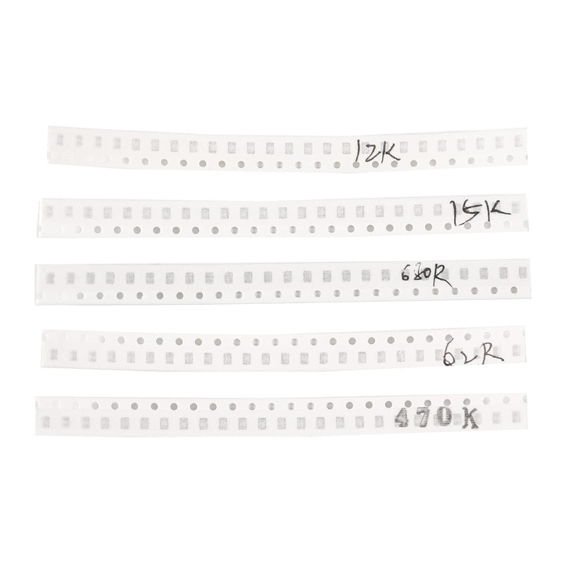 [Australia - AusPower] - 1500pcs 1206 Resistors Kit 60 Value 1206 SMD Capacitor 1206 Chip Resistor Assortment Kit 1% 1/4W 0.25W 0 ohm-10M ohm Resistors 1206-1500pcs 