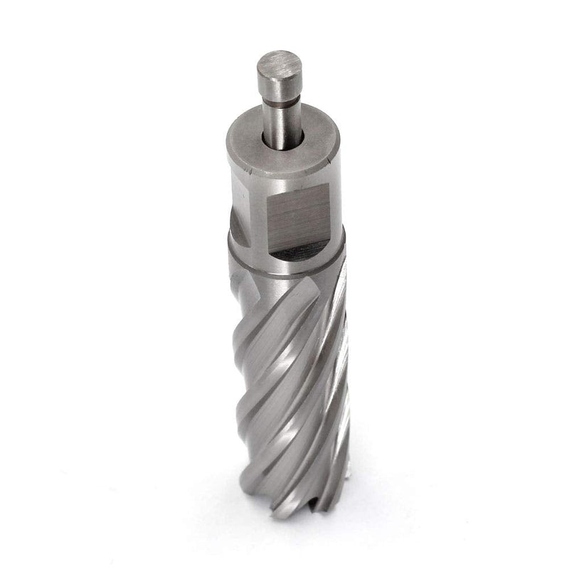 Annular Cutter JESTUOUS 3/4 Inch Weldon Shank 13/16 Cutting Diameter 2 Cutting Depth with Pilot Pin Slugger Bits Two Flat HSS Kit for Magnetic Drill Press,1 Piece