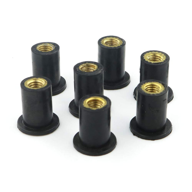 Xitomer Full Sets Fairing Bolts Kits, Fit for GSXR600 GSXR750 2006 2007 K6, Mounting Kits Washers/Nuts/Fastenings/Clips/Grommets (Matte Black)