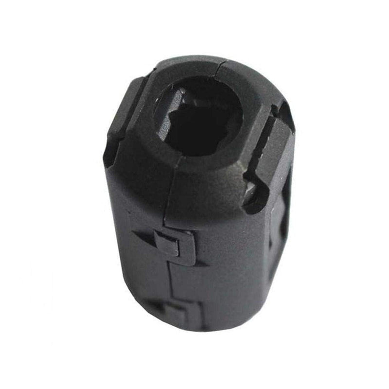 [Australia - AusPower] - 10pcs Inner 9mm 0.35'' Ferrite Clip Noise Filter Ferrite Bead Ferrite Clamps Chokes Ferrite Ring Ferrite Snap Black 