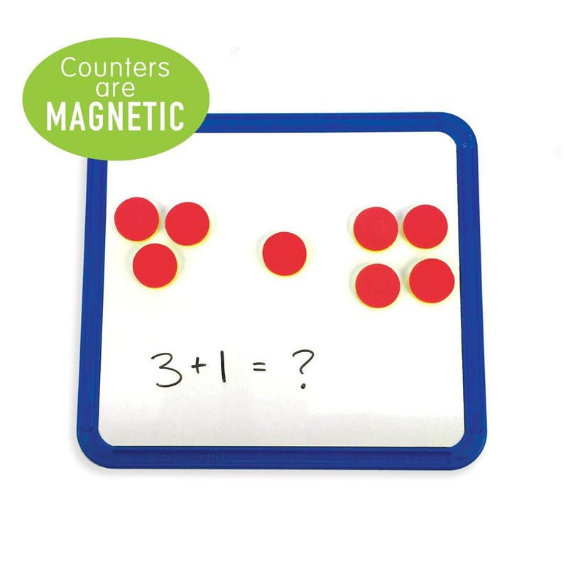 [Australia - AusPower] - EAI Education QuietShape® Foam Double-Sided Magnetic Two-Color Counters - Set of 200 