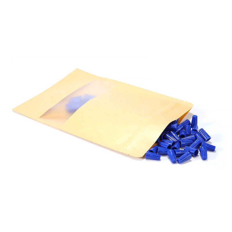 [Australia - AusPower] - 100 PCS P2 Blue Spring Insert Twist Caps Connection Electrical Wire Connectors Nuts Screw Terminals Assortment (Blue) 