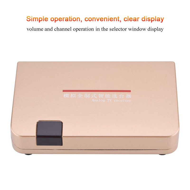 RF to Converter, to RF Modulator, All Standard Converter Analog TV Receiver Adapter Remote Control 100 to 240V (US Plug 110V to 220V)