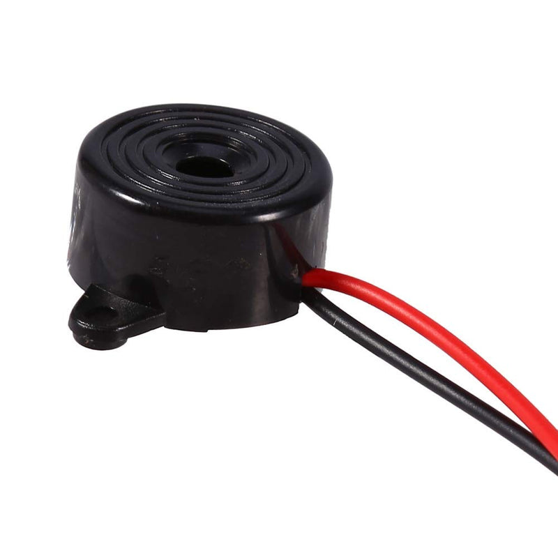 3-24 V Electronic Buzzer, Piezotone Buzzer, 85 to 95 Decibels, Cable Length 100 mm, Widely Used in Computers, Printers, Photocopiers, Alarm Systems and Electronic Toys