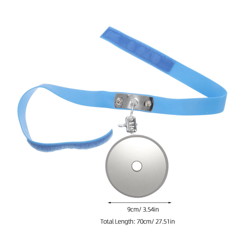 SHINEOFI ENT Head Mirror Adjustable Head Mirror with Strap Doctor Forehead Mirror for ENT Examinations Diagnostic for Nose Ear and Throat in the Clinic