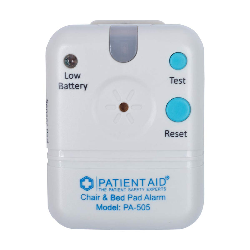 [Australia - AusPower] - Patient Bed Alarm, 10" x 30" Bed Pad with Motion Sensor Alarm, 2 Ring Chime Options, 3 Mounting Options, Including 9V Battery, Bed Alarms and Fall Prevention for Elderly, 1 Yr. Warranty by Patient Aid without Rubber Casing 
