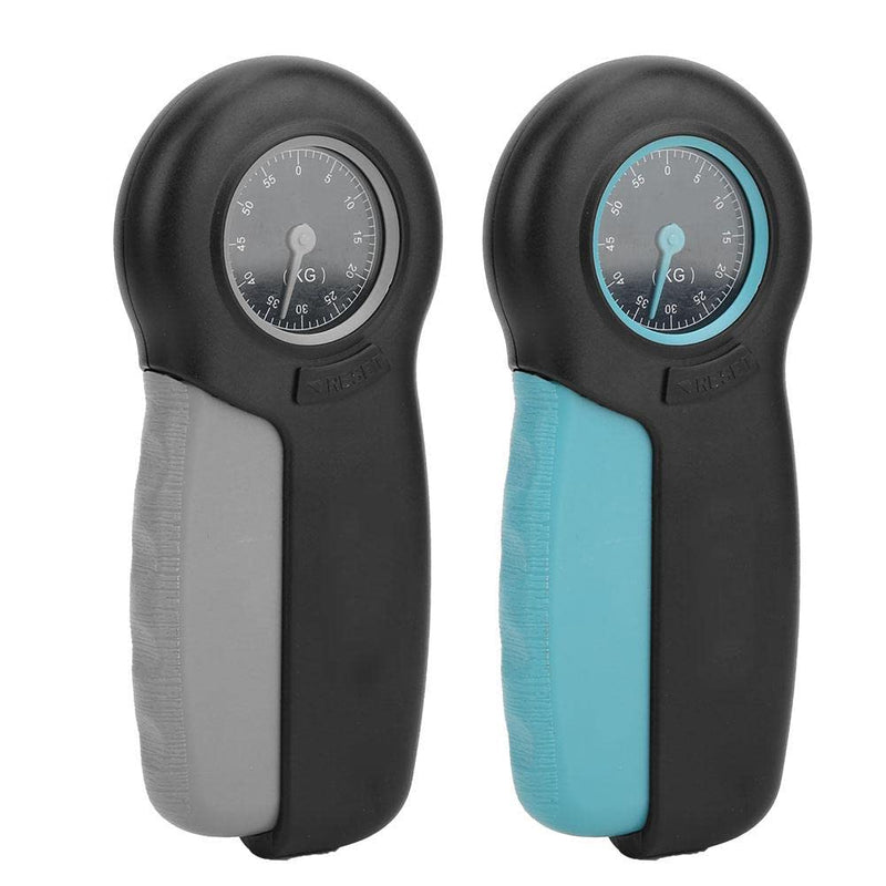 [Australia - AusPower] - Hand Dynamometer, Mechanical Grip Strength Tester Measurement Meter, Hand Gripper Grip Gauge for Grip Strength Measurer Black Grey 