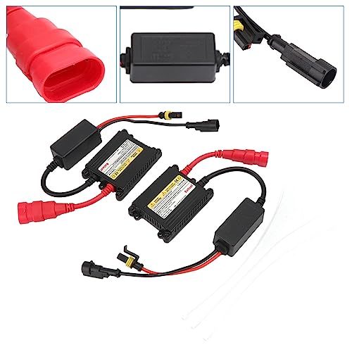 Xenon Retrofit Kit, 2 Pieces 12V 55W Ballast, Universal Digital DC Ballast Replacement Conversion Kit