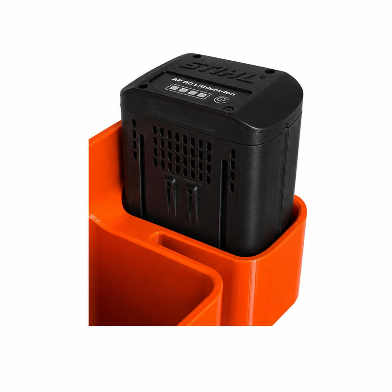 Battery Holder Suitable for STIHL AP Batteries AP 20, AP 30, AP 200 S, AP 300 S, AP 500 S, Sturdy Battery Holder for Workshop & Garage, Battery Storage Suitable for STIHL AP System Batteries - Pack of 2er Halterung