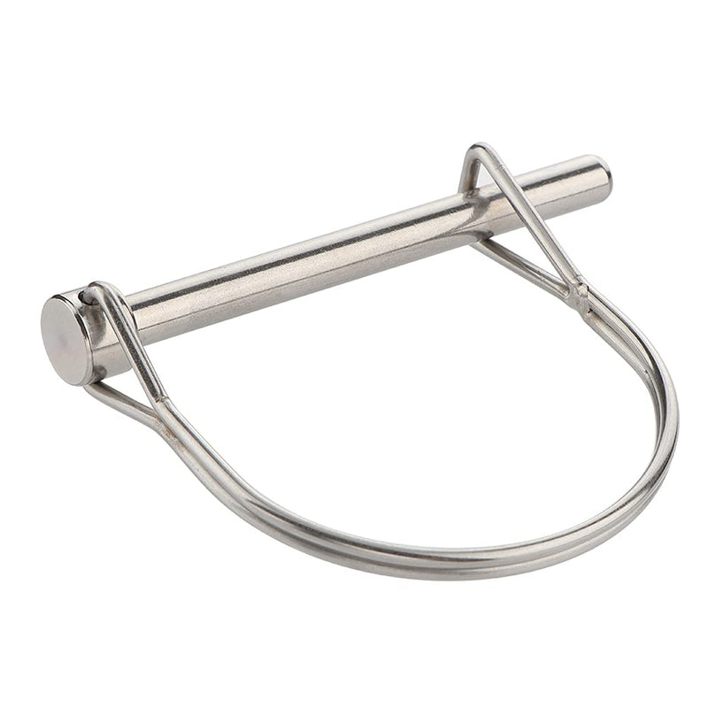 [Australia - AusPower] - 2 Pcs Extended Pto Pin, Safety Coupler Pin 1/4" x 2-3/4"(6.3mm x 70mm), Full Marine grade 316 stainless steel Heavy duty Shaft Locking Pin 