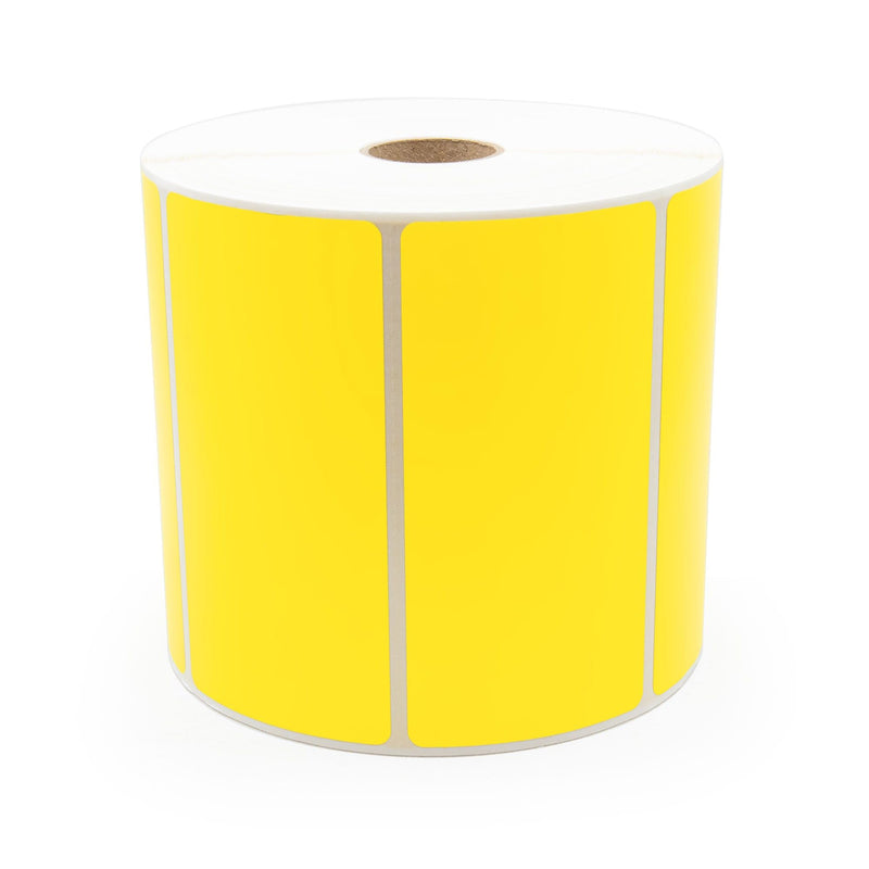 Zebra Yellow Labels 4" x 2" (LV-10010031Y)