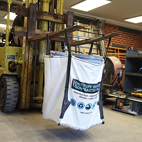 Trimaco One Tuff reusable contractor bag for tools, durable black bag with reinforced handles
