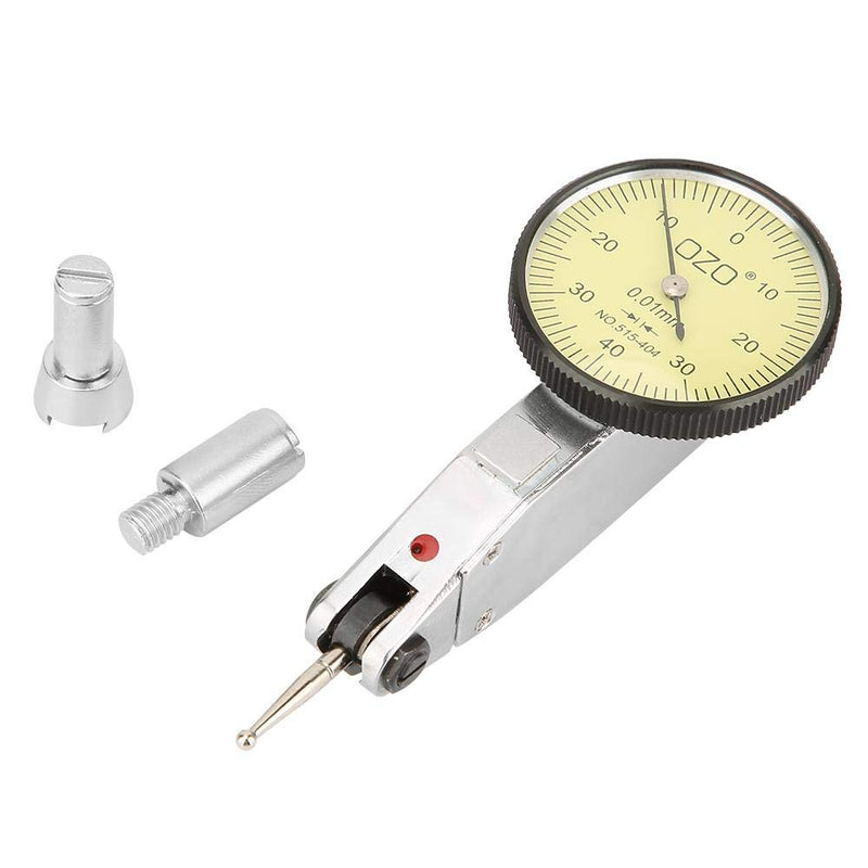 [Australia - AusPower] - 0.01mm Flexible Precision Dial Gauge Test Indicator 0-0.8mm Metric Dial Gauge Set for Measuring Narrow or Concave Objects 