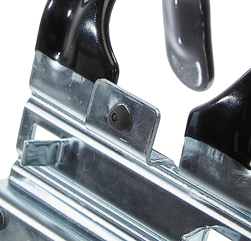 Meister Tool Holder Hooks Cp (2 Pcs) 9952540 | Easy to install - for T-handles - tool holder - garden tool holder - spade holder - in the garden - for garden Double Hook 1.00 cm (2 pieces)