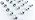 Ranstac M10-1.5 hex flange nylon insert lock nuts, 25-piece pack