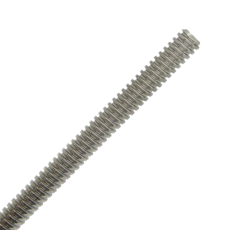 [Australia - AusPower] - 400mm T8 Tr8x2 Lead Screw and Brass Nut (Acme Thread, 2mm Pitch, 1 Start, 2mm Lead) for LCD DLP SLA 3D Printer and CNC Machine Z Axis 400mm Lead screw with nut 
