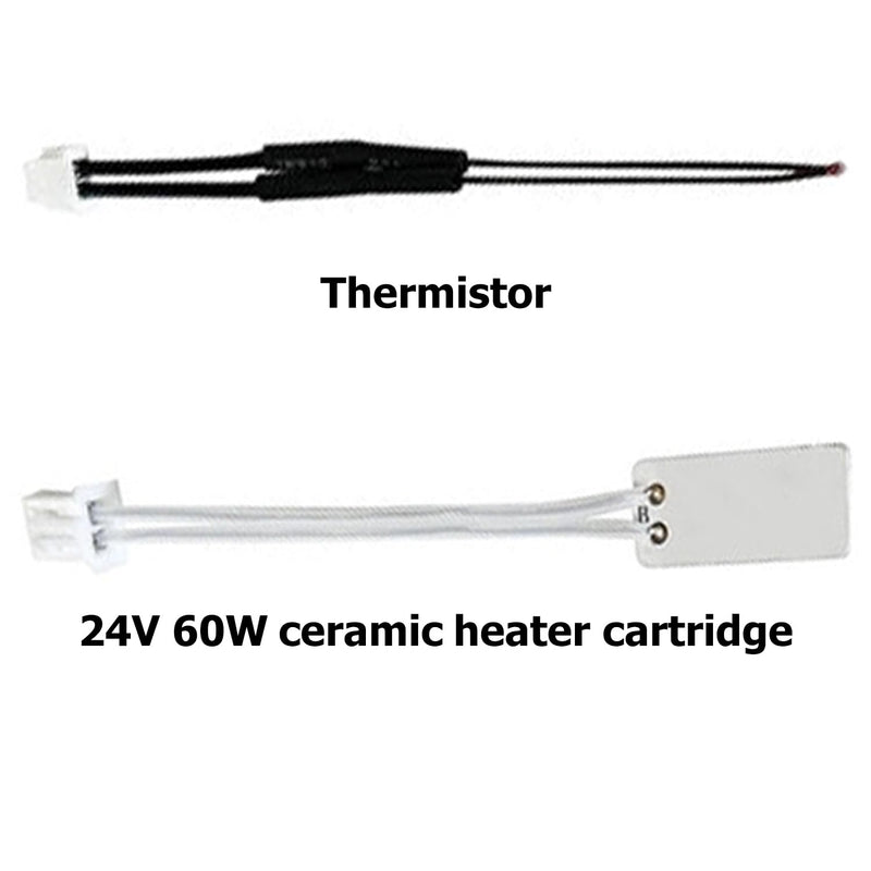 [Australia - AusPower] - for Centauri Carbon/Centauri Hotend Assembled Ceramic Extruder with 0.6mm Brass-Hardened Steel Nozzle for 3D Printer Print Head Hot End Kit Silicone Sock Nozzle Brush Wiper High Speed Printing 0.6mm Hotend for Centauri Carbon 