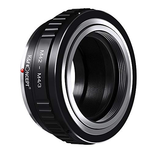 K&F Concept M42 Lens to Micro 4/3 Lens Adapter,M42 Screw Mount to Micro Four Thirds M43 MFT Fits for Olympus PE, Panasonic Lumix