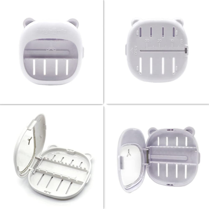 [Australia - AusPower] - 5Pack Dental Root Canal Files Organizer Case Endodontic Management Disinfection Box with Measuring Ruler Dental Sterilization Box 5Pack Boxes 
