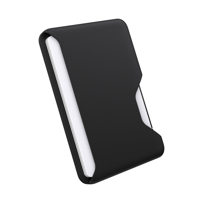 [Australia - AusPower] - Speck iPhone Wallet MagSafe Accessory - Removable ClickLock No-Slip Interlock - Holds 1-3 Cards - Soft Touch Finish, Scratch Resistant Card Holder Built for MagSafe - Black ClickLock Wallet - Black 