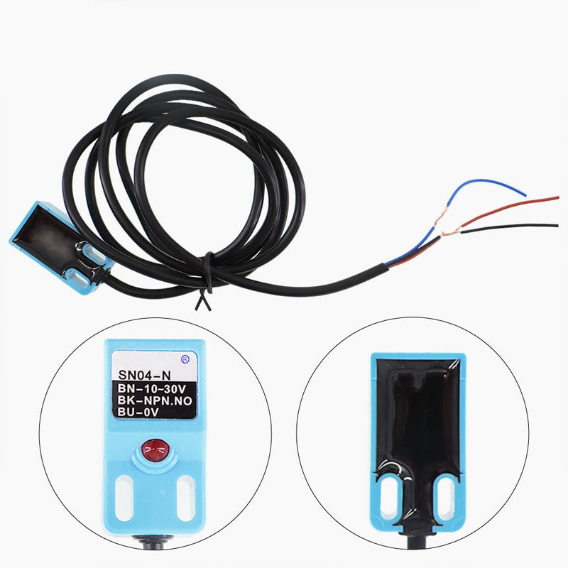 [Australia - AusPower] - 5 Pcs SN04-N NO Normal Open NPN Inductive Proximity Sensor Switch Detector 4mm 3 Wire DC 