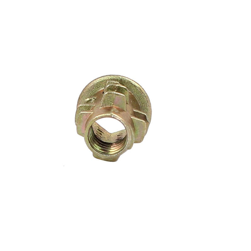[Australia - AusPower] - uxcell M5x10 mm Interface Hex Socket Threaded Insert Nuts for Wood Furniture (Pack of 100) 