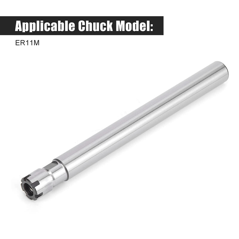 [Australia - AusPower] - Risegun Straight Collet Milling Chuck Holder, ER11M-150L CNC Router Tool Holder Extension Rod with Straight Shank for CNC Router, C16 Tool Holder 
