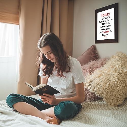 Christian Scripture Wall Art, I Just Want to Thank God, 8x10 Unframed
