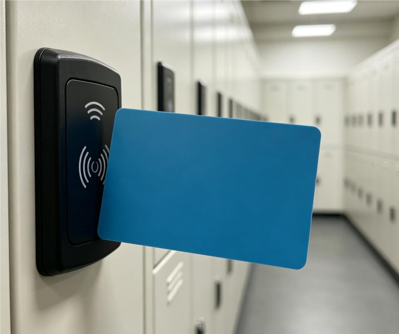 20pcs 13.56MHz IC Card, MF Calc 1k RFID Intelligent Access Control Management Card, NFC Tag (Blue) Blue